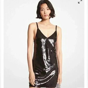 MICHAEL MICHAEL KORSSequined Mesh Tank  Dress